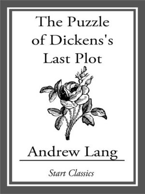 cover image of The Puzzle of Dicken's Last Plot